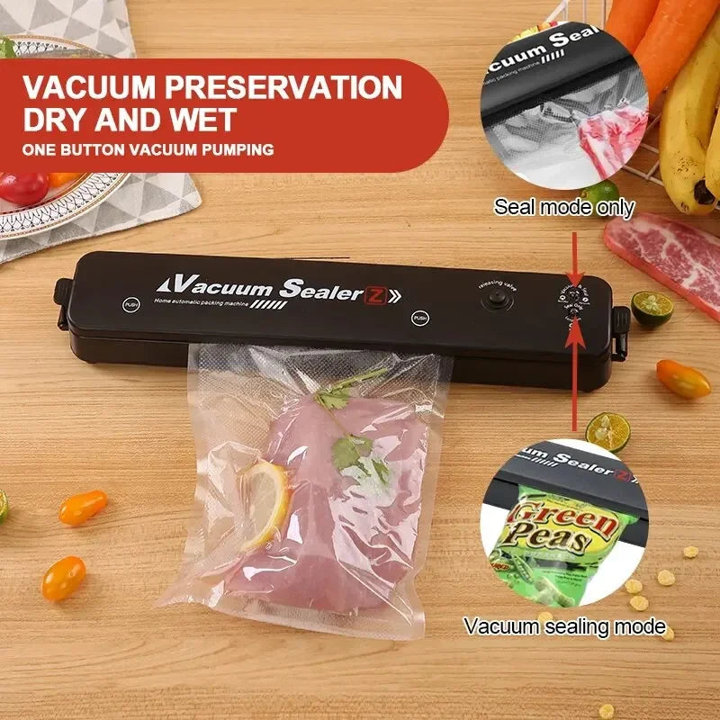 Automatic packaging machine food vacuum sealing machine portable household vacuum food sealing kitchen helper 220V